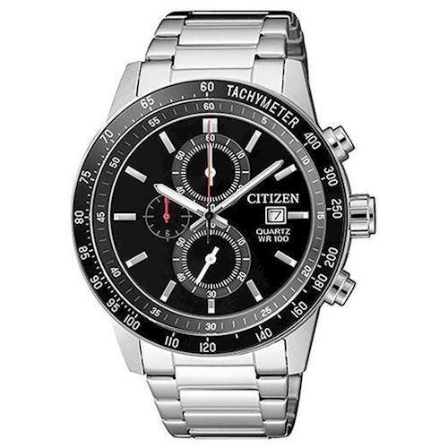 Image of rustfri stål Sporty Chronograph Quartz med Chronograph Herre ur fra Citizen